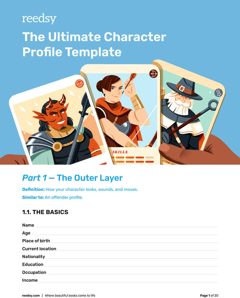 Detail Character Creation Template Nomer 19