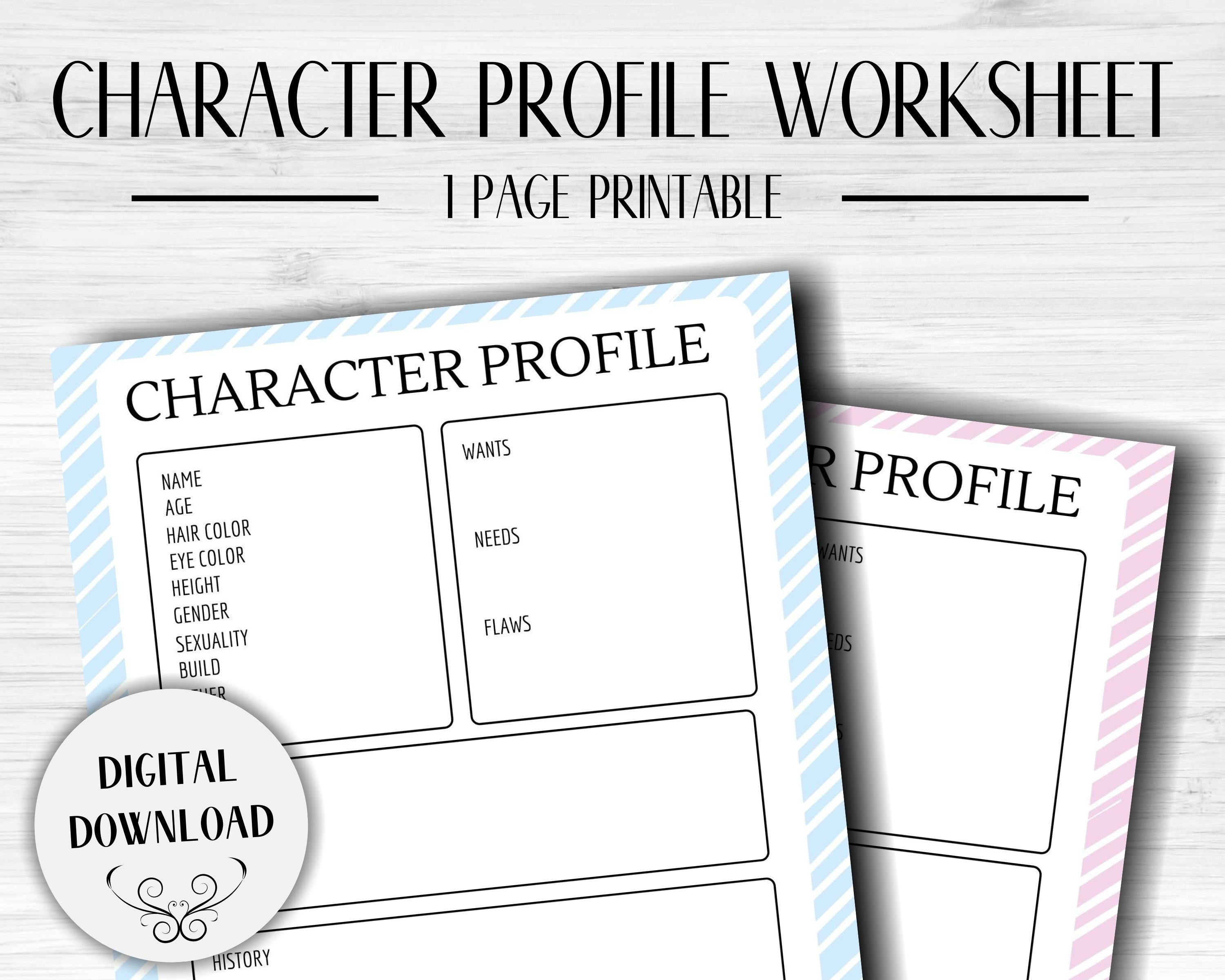 Detail Character Creation Template Nomer 21