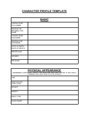 Detail Character Creation Template Nomer 28