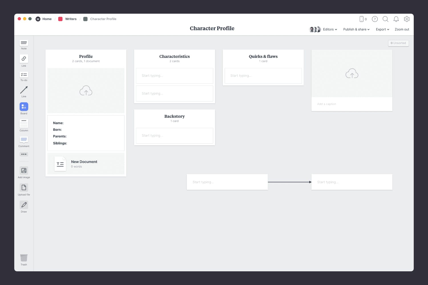 Detail Character Creation Template Nomer 43