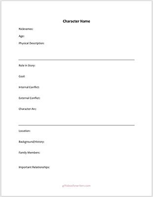 Detail Character Creation Template Nomer 46