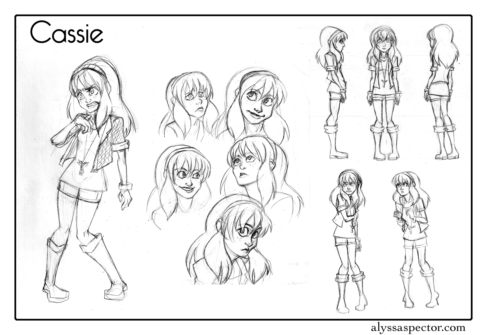 Detail Character Model Template Nomer 12