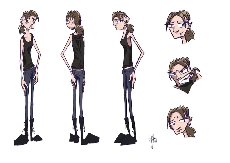 Detail Character Model Template Nomer 33