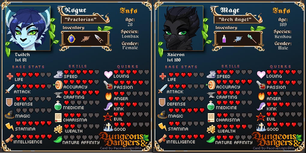 Character Stats Template - 52+ Koleksi Gambar