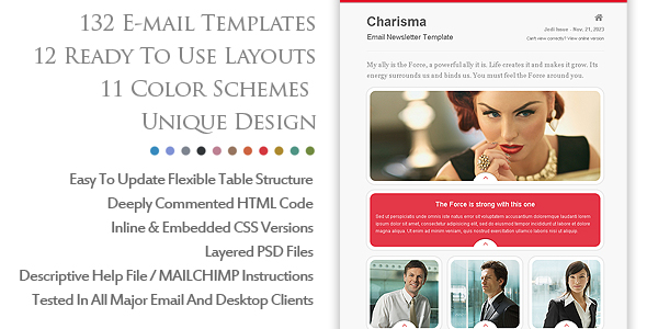 Detail Charisma Web Template Nomer 16