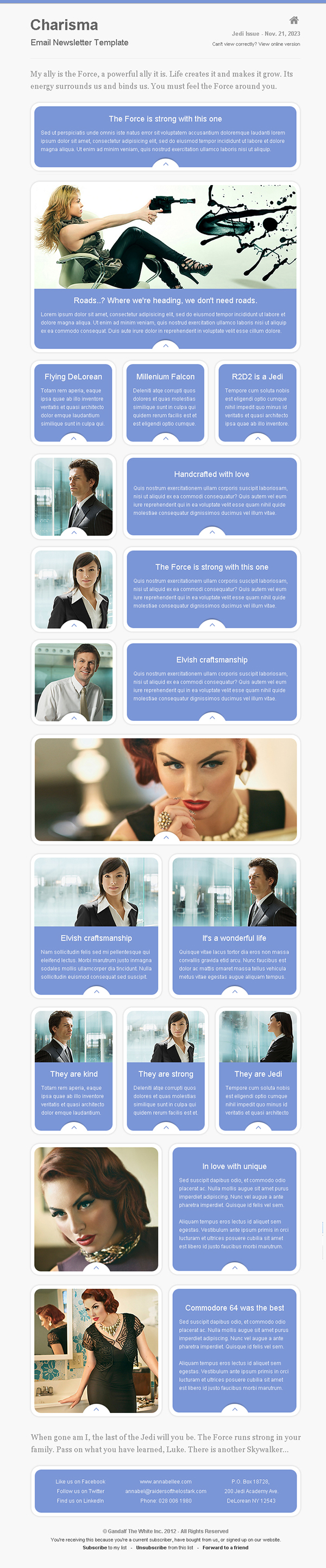 Detail Charisma Web Template Nomer 22