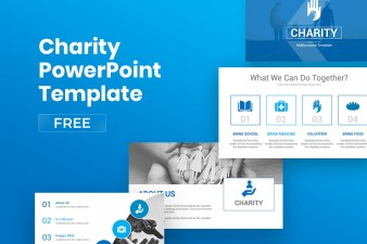 Detail Charity Powerpoint Presentation Template Free Download Nomer 16
