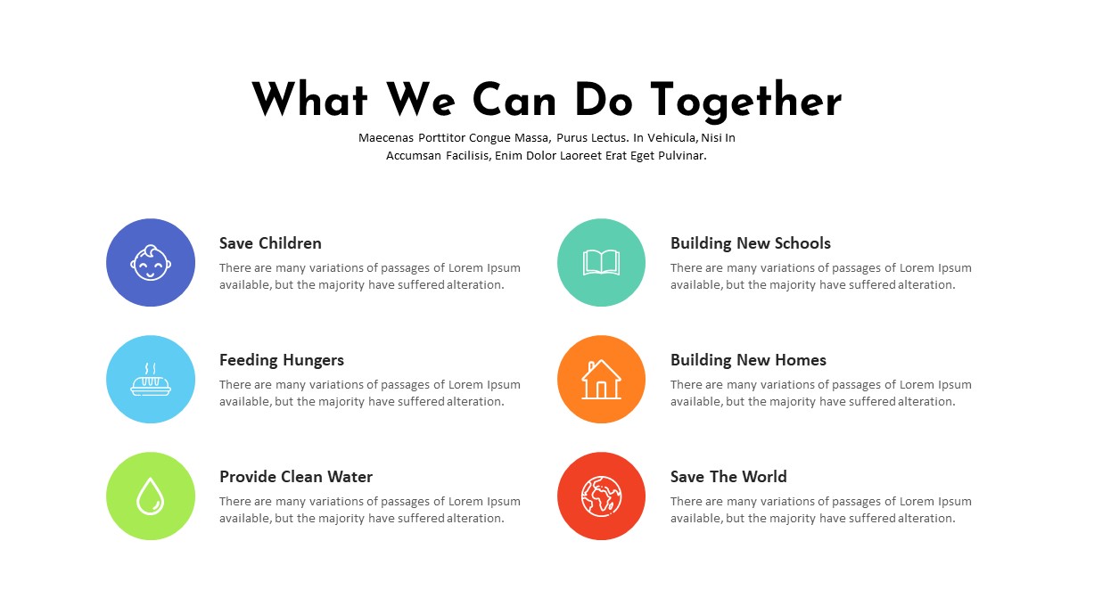 Detail Charity Powerpoint Presentation Template Free Download Nomer 5