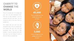 Detail Charity Powerpoint Presentation Template Free Download Nomer 7