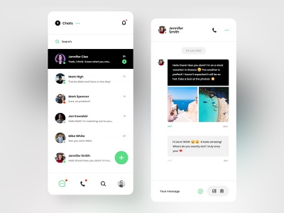 Detail Chat App Design Template For Android Nomer 23