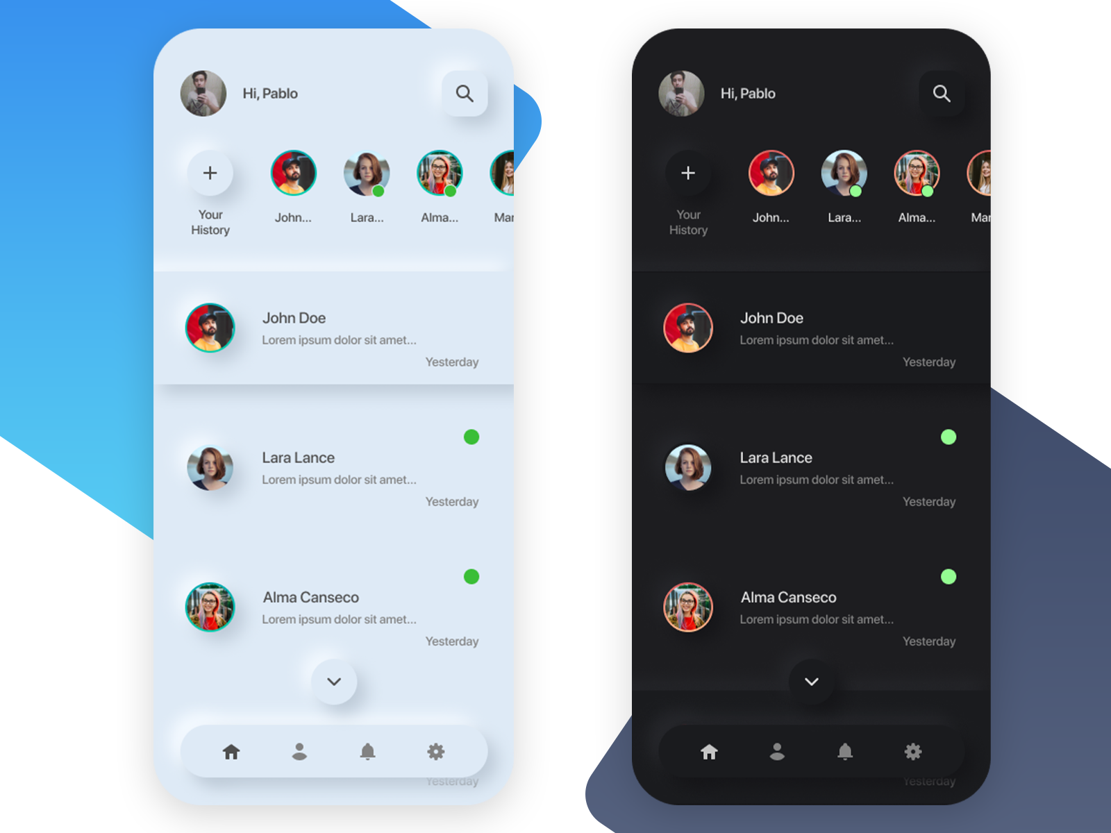 Download Chat App Design Template For Android Nomer 4