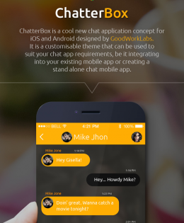 Detail Chat App Design Template For Android Nomer 25