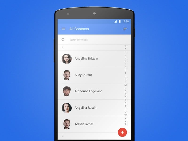 Detail Chat App Design Template For Android Nomer 30