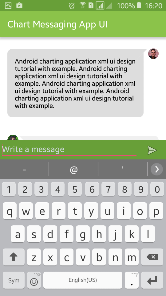 Detail Chat App Design Template For Android Nomer 40