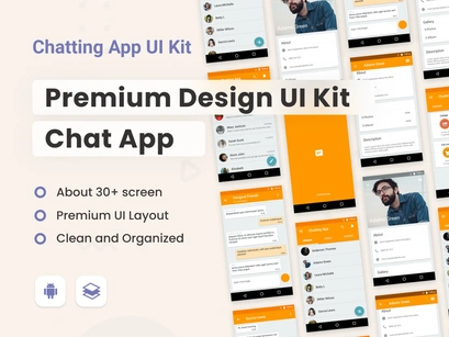 Detail Chat App Design Template For Android Nomer 41