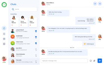 Detail Chat Bootstrap Template Nomer 14