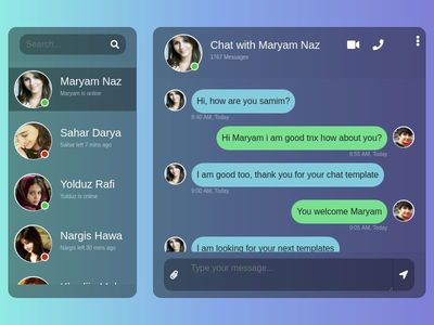 Detail Chat Bootstrap Template Nomer 6