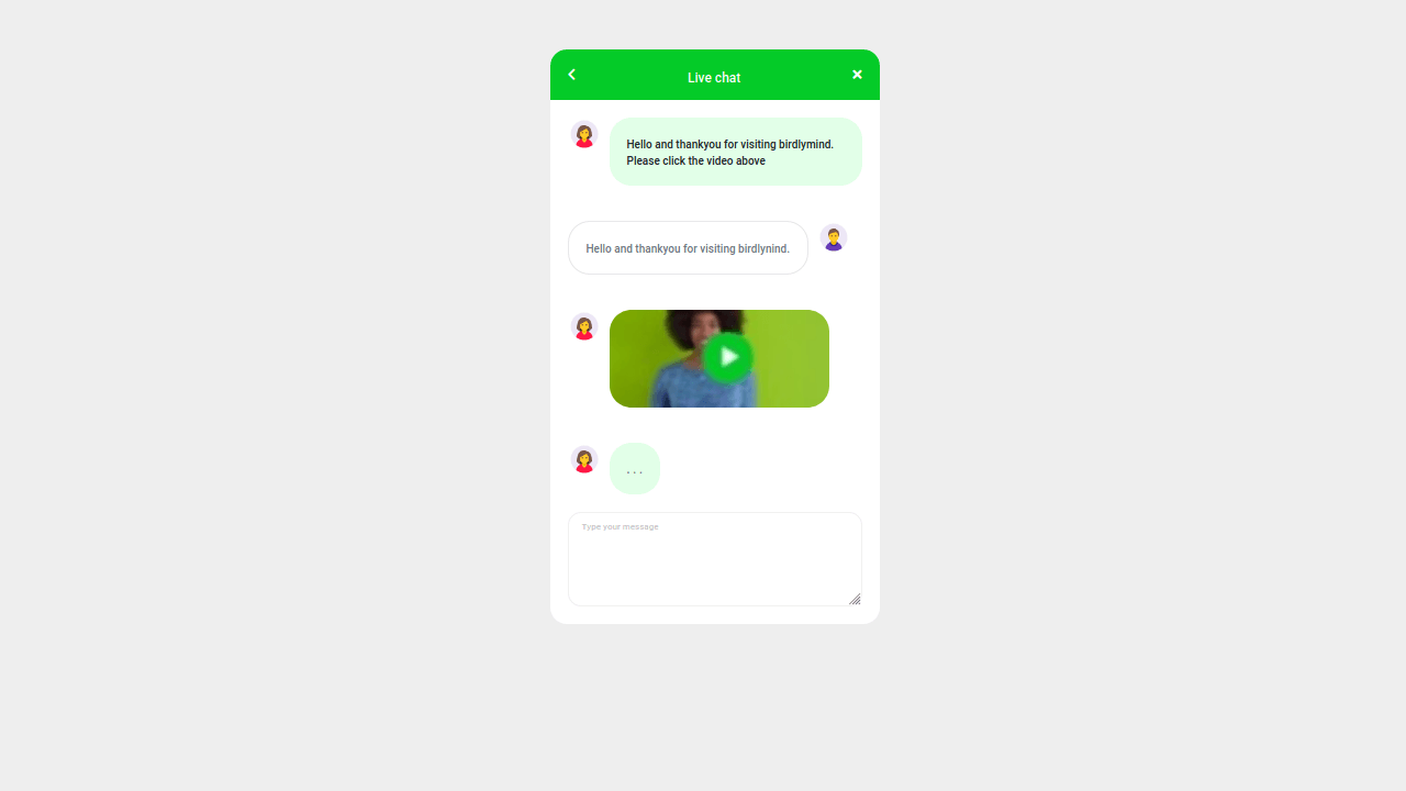 Detail Chat Bootstrap Template Nomer 51
