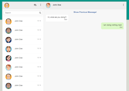 Detail Chat Template Bootstrap 3 Nomer 14