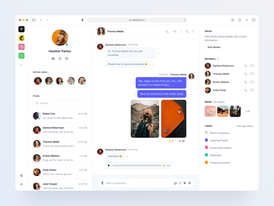 Detail Chat Template Bootstrap 3 Nomer 22