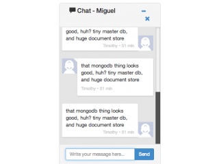 Detail Chat Template Bootstrap 3 Nomer 4