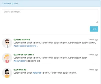 Detail Chat Template Bootstrap 3 Nomer 33