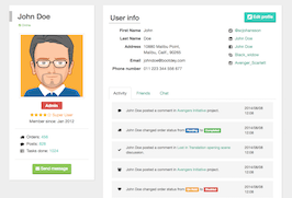 Detail Chat Template Bootstrap 3 Nomer 53
