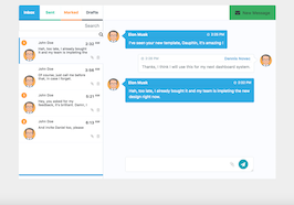 Detail Chat Template Bootstrap 3 Nomer 7