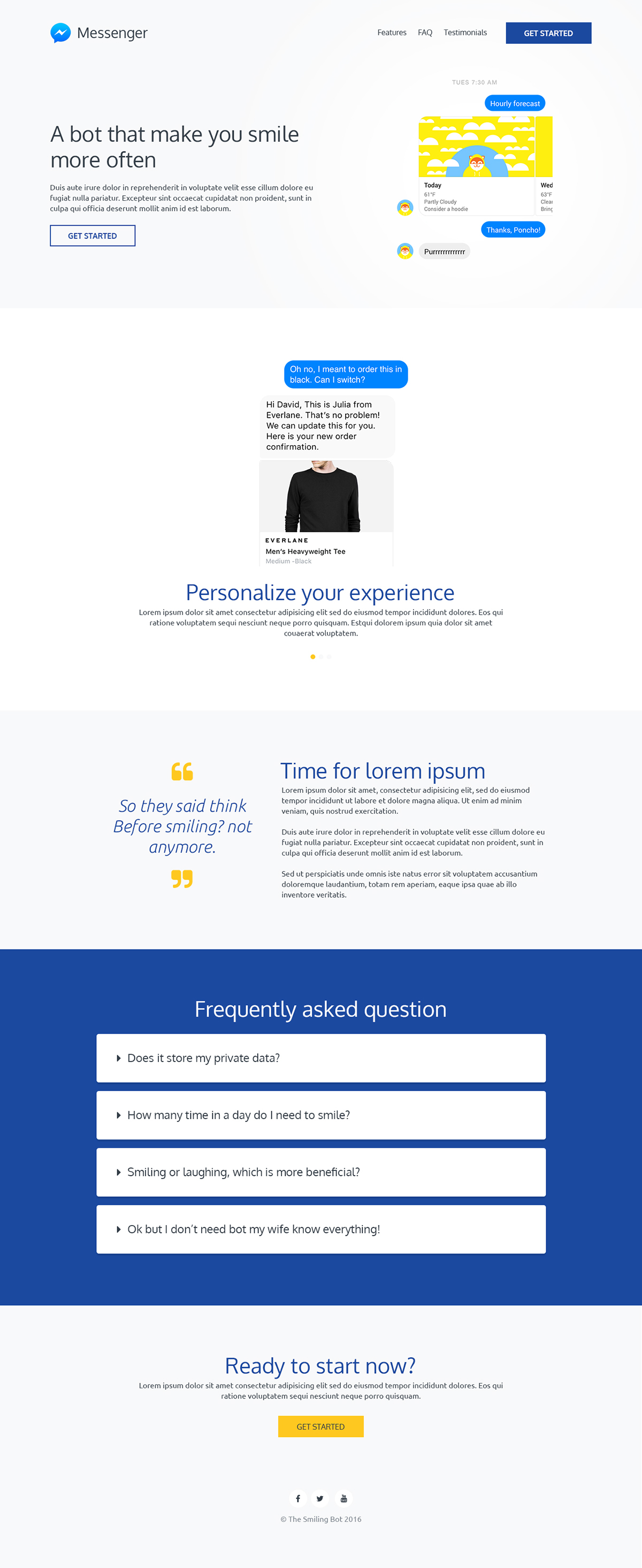 Detail Chatbot Landing Page Template Nomer 15