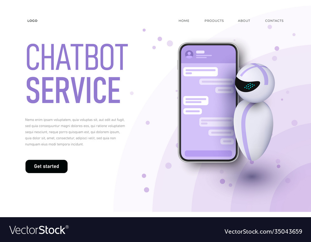 Detail Chatbot Landing Page Template Nomer 24