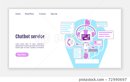 Detail Chatbot Landing Page Template Nomer 26