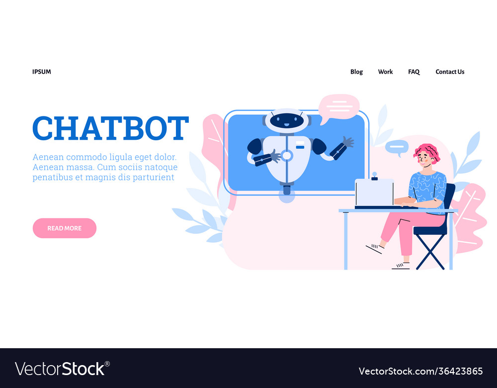 Detail Chatbot Landing Page Template Nomer 31