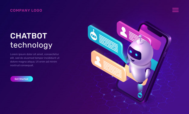 Detail Chatbot Landing Page Template Nomer 46