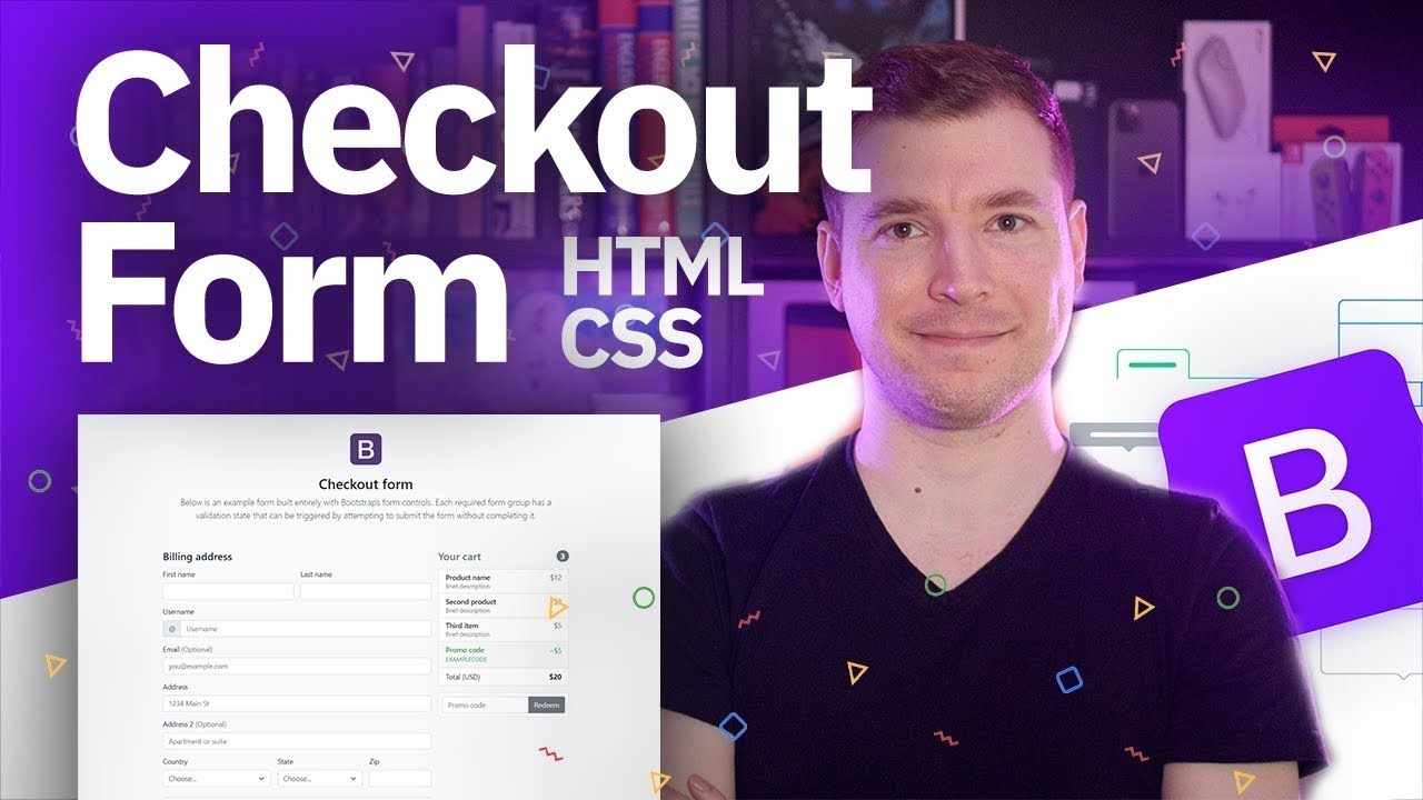 Detail Checkout Page Template Bootstrap Nomer 34