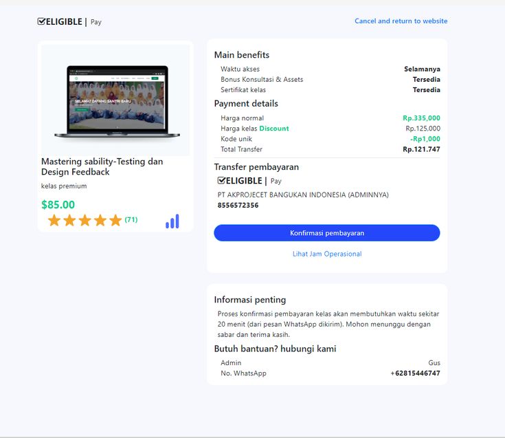 Detail Checkout Page Template Bootstrap Nomer 43