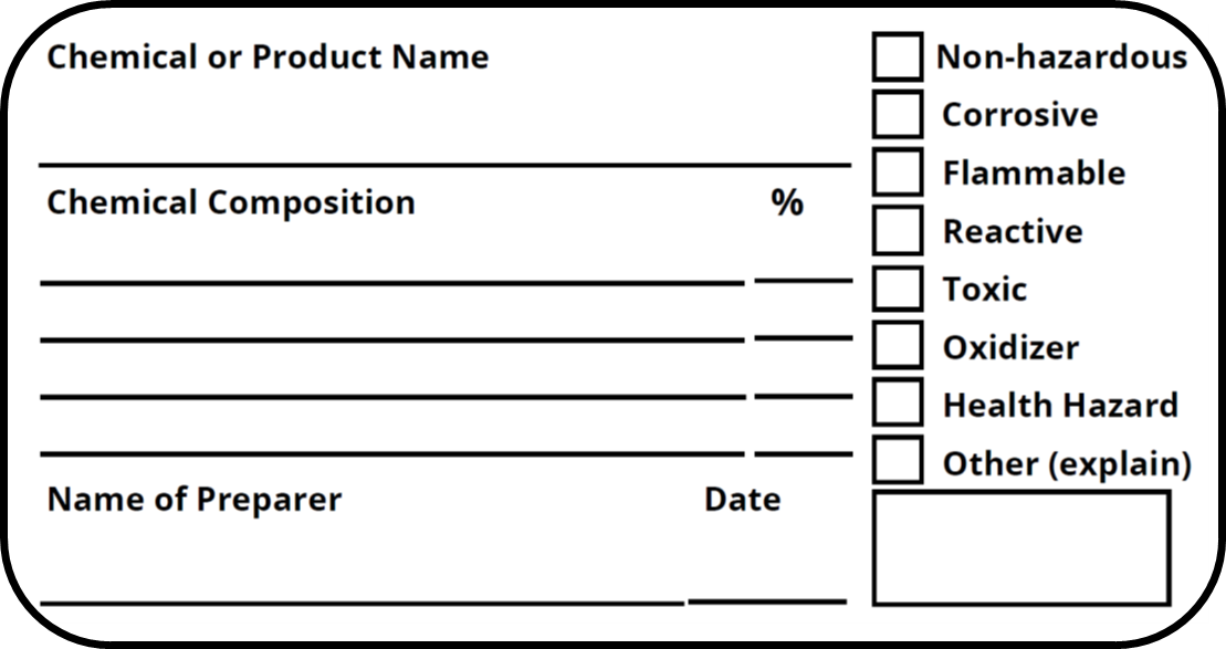 Detail Chemical Label Template Nomer 8