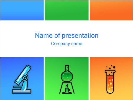 Detail Chemistry Theme Powerpoint Template Nomer 10