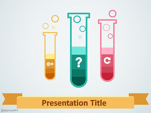 Detail Chemistry Theme Powerpoint Template Nomer 22