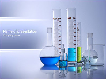 Detail Chemistry Theme Powerpoint Template Nomer 32