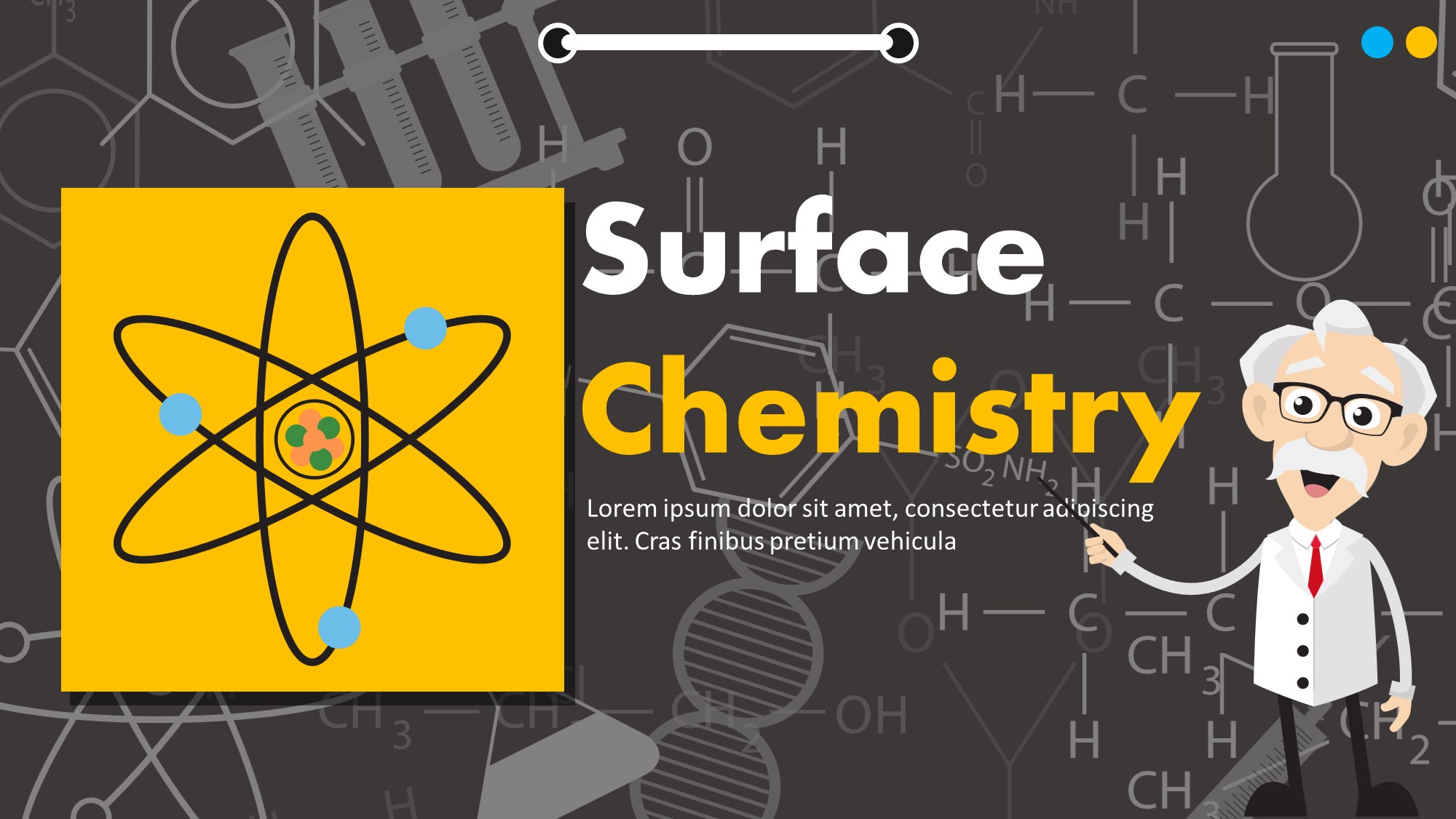 Detail Chemistry Theme Powerpoint Template Nomer 33