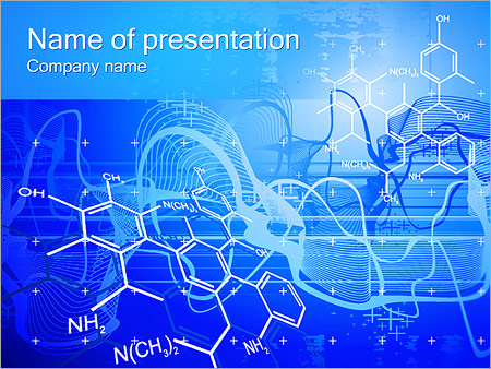 Detail Chemistry Theme Powerpoint Template Nomer 43