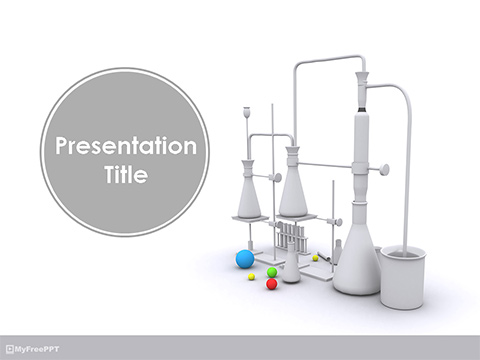 Detail Chemistry Theme Powerpoint Template Nomer 44