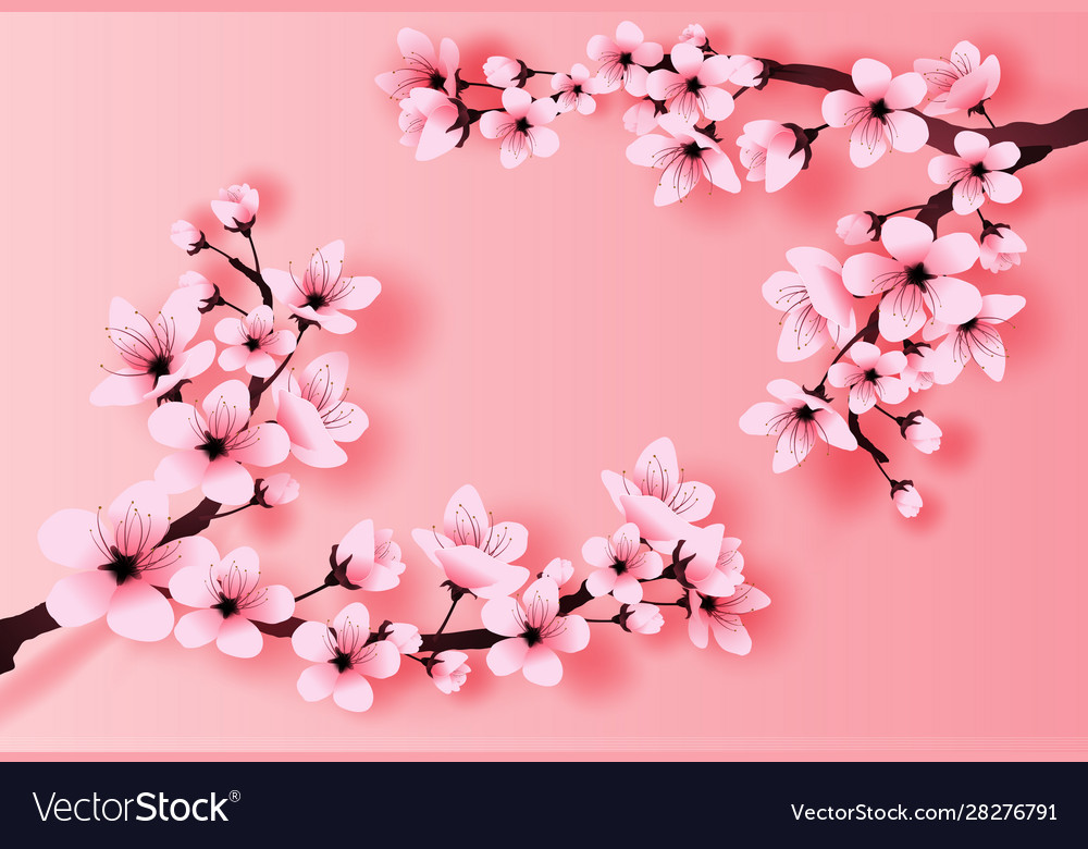 Detail Cherry Blossom Paper Flower Template Nomer 17