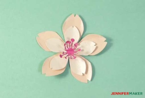 Detail Cherry Blossom Paper Flower Template Nomer 51