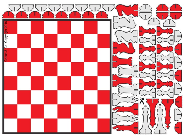 Detail Chess Board Template Nomer 4