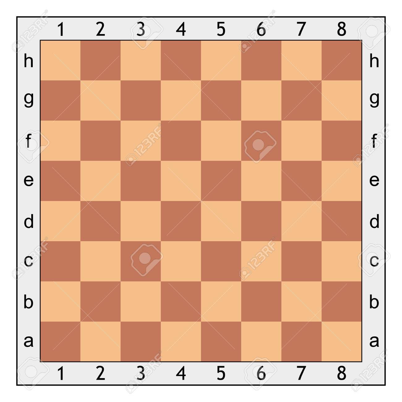 Detail Chess Board Template Nomer 6