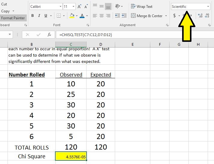 Detail Chi Square Test Excel Template Nomer 46