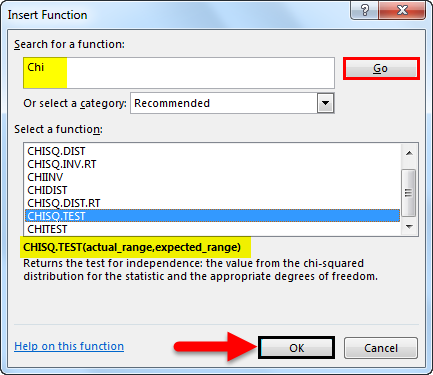 Detail Chi Square Test Excel Template Nomer 47