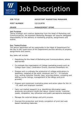 Detail Chief Marketing Officer Job Description Template Nomer 50