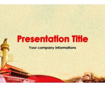 Detail China Powerpoint Template Free Download Nomer 20